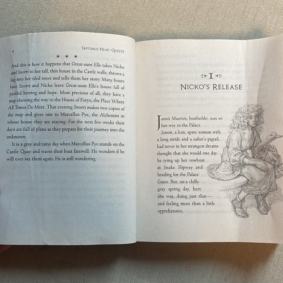 📚2/$6 Queste #4 in the Septimus Heap Series - Picture 11 of 12